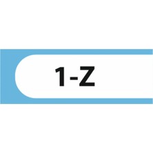 HiperAD Reklam 1-Z Yazılı Okul Kapı Isimliği 25 × 9 cm Dekota | Kapı Yazısı 3mm Dekota Ilkokul