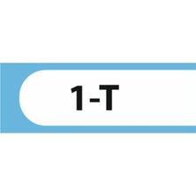 HiperAD Reklam 1-T Yazılı Okul Kapı Isimliği 25 × 9 cm Dekota | Kapı Yazısı 3mm Dekota Ilkokul