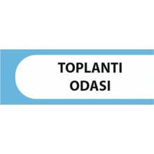 HiperAD Reklam Toplantı Odası Yazılı Okul Kapı Isimliği 25 × 9 cm Dekota | Kapı Yazısı 3mm Dekota Ilkokul