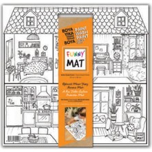 Uravas Store Funny Mat - Evim Güzel Evim 40X40CM