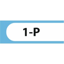 HiperAD Reklam 1-P Yazılı Okul Kapı Isimliği 25 × 9 cm Dekota | Kapı Yazısı 3mm Dekota Ilkokul