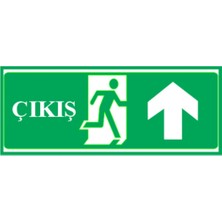 HiperAD Reklam Çıkış Yukarı Tarafı Gösteren Dekota Baskısı – 3 mm Forex Uyarısı 13 cm × 30CM