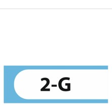 HiperAD Reklam 2-G Yazılı Okul Kapı Isimliği 25 × 9 cm Dekota |sınıf Kapı Yazısı 3mm Dekota Ilkokul