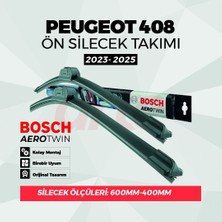 Arte Peugeot 408 2022-2025 Uyumlu | Bosch Aerotwin Ön Silecek Takımı | 2'li Set |