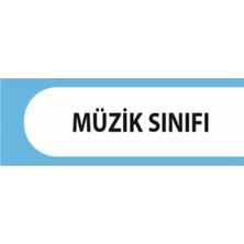 HiperAD Reklam Müzik Sınıfı Yazılı Okul Kapı Isimliği 25 × 9 cm Dekota | Kapı Yazısı 3mm Dekota Ilkokul