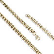 Beycen Aksesuar Arnavut Çelik Kolye 6mm - Sarı 3902CEK030