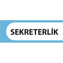 HiperAD Reklam Sekreterlik Yazılı Okul Kapı Isimliği 25 × 9 cm Dekota | Kapı Yazısı 3mm Dekota Ilkokul