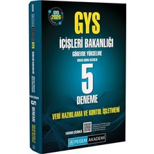 Data Yayınları Pegem 2026 Gys Içişleri Bakanlığı Veri Hazırlama ve Kontrol Işletmeni 5 Deneme Çözümlü Görevde Yükselme Pegem Akademi Yayınları