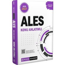 Pegem 2027 Ales Konu Anlatımlı Pegem Akademi Yayınları