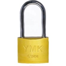 Marsilyan™- Eko Sarı Boyalı Uzun Kancalı Asma Kilit 25MM