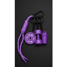 Yekora 3d Kişiye Özel Üretim - Fitness Charm Anahtarlık | Dambıl, Ağırlık Plakası ve Shaker Figürlü Spor Çantası Süsü
