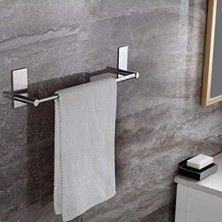 Bella Vista 40CM Paslanmaz Çelik Havluluk Askılık, Kendinden Yapışkanlı ve Vida Gerektirmiyor
