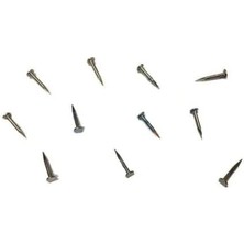 Marsilyan™- Klips, Menteşe, Ayağı Çivisi 9mm Çelik - Nikel 10GR