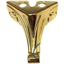 Marsilyan™- Moda Ahşap, Mdf, Sunta Sandık Ayağı, Kutu Ayak 2,5 cm - Sarı