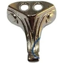 Marsilyan™- Moda Ahşap, Mdf, Sunta Sandık Ayağı, Kutu Ayak 1,5 cm - Nikel