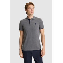 U.s. Polo Assn. Erkek Antrasit Melanj Tişört Basic 50326975-VR081