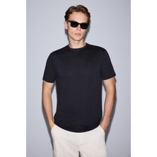 U.s. Polo Assn. Erkek Siyah Tişört Basic 50322279-VR046