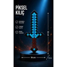 Nicomedia Piksel Kılıç – 3D Baskı Dekoratif Oyun Aksesuarı (32 Cm)