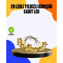Tios Shop Krm Yıldız LED Işık 5 Metre Dekoratif Aydınlatma Günışığı Krm