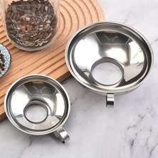 Munico Geniş Ağızlı Büyük Kalibreli Huni 1 Adet, Paslanmaz Çelik Huni, Yağ, Kimchi, Meyve, Lavman Tozu
