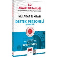 Yargı Yayınevi T.c. Adalet Bakanlığı Destek Personeli Hizmetli Mülakat El Kitabı Soru-Cevaplı
