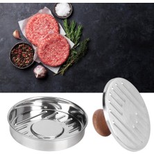 Munico Paslanmaz Çelik Ev Tipi Hamburger Presi Köfte Yapıcı Kalıp Yapım Aracı Mutfak Aksesuarları