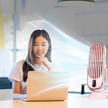 Munico 3 Adet 5 Hız Ayarlı Taşınabilir USB Kule Tipi Vantilatör Araba ve Ev Ofis Için Masaüstü Vantilatör