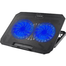 Dinç Store 44 Laptop Soğutucu Stand Çift Fanlı 17 Inç Uyumlu Ayarlanabilir Notebook Altlığı