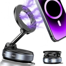 Dinç Store 44 Dönebilen 360 Ayarlanabilir Araç Içi Tutucu Kullanılabilen Vakumlu Magsafe Telefon Tutucu