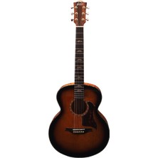 Seagull Bromo BAN8E Mini Jumbo Elektro Akustik Gitar (Vintage Sunburst)