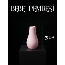 Canseb Elegance Premium - Kendinden Kokulu - 13CM Boyunda - Dekoratif Kuru Çiçek Vazosu - El Boyaması Işçilik