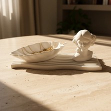 Canseb Elegance 3'lü Takı Tabağı Seti Premium Set - Dekoratif Set - Pinterest - Bohem - Iskandinav Tarzı - Vazo - Dekoratif Vazo - Obje - Biblo - Heykel - Hediyelik - Dekor Obje