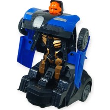 Colezium Robota Dönüşen Araba - Pilli Yerde Gezen Spor Araba - AK-839 - 1 Adet