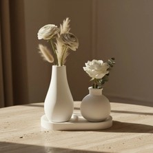 Canseb Elegance 3'lü Modern Vazo Seti Premium Set