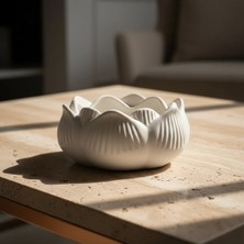 Canseb Elegance Premium - 8cm - Lotus Çiçeği Mumluk