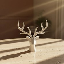 Canseb Elegance 17CM | Geyik Dekor | Beyaz
