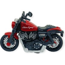 Colezium Sürtmeli Işıklı Sesli Chopper Motor Kırmızı 15CM - 1 Adet