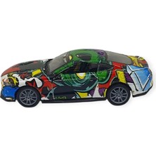 Colezium Çek Bırak Grafity Araba Metal -K174C1 - Yeşil - 1 Adet