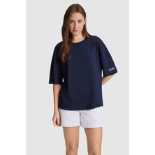 U.s. Polo Assn. Kadın Lacivert Tişört 50323529-VR033