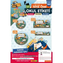 Tuğset Etiket Okul Etiketi Kalem Defter Etiketi Özel Isim Yazılabilen Etiket Seti - Isimli  Etiket OE163-OE163