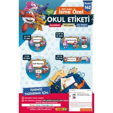 Tuğset Etiket Okul Etiketi Kalem Defter Etiketi Özel Isim Yazılabilen Etiket Seti - Isimli  Etiket OE162-OE162