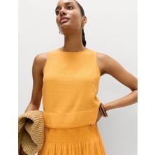 Marks & Spencer Keten Karışımlı Bluz