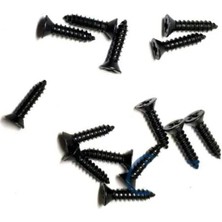 Marsilyan™- Klips, Menteşe, Ayak, Ağaç, Sunta Vidası 2,2x9,5mm - Siyah 100 Adet