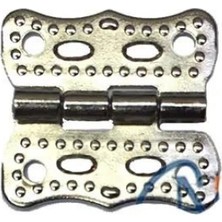 Marsilyan™- Papatya Menteşe - Küçük 20X20 Mm, Nikel, 1 Adet