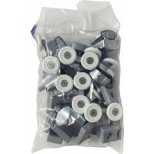 Sarıncı Duşakabin Tekerleği Cam Kabin Tekeri Rulman Metal Gövdeli 8 Li 24MM