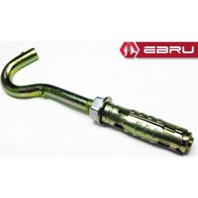 Marsilyan™- Gömlekli Kancalı Çelik Dübel M6 - 10 Adet