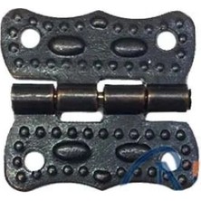 Marsilyan™- Papatya Menteşe - Küçük 20X20 Mm, Antik, 1 Adet