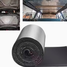 Araç Kaput Altı Yalıtım 120X100CM 9mm Folyolu Yapışkanlı Karavan Oto Ses ve Isı Yalıtım Malzemesi