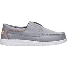 Hey Dude Wally Cru Stretch Canvas Erkek Terlik