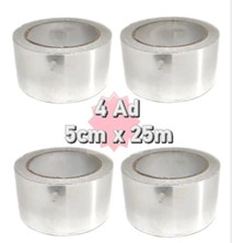 Alüminyum Folyo 5CMX25M 4 Adet Yanmaz Folyo 50MM